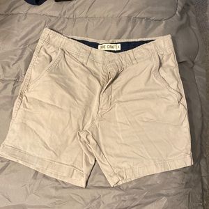 Mens stretchy khaki shorts